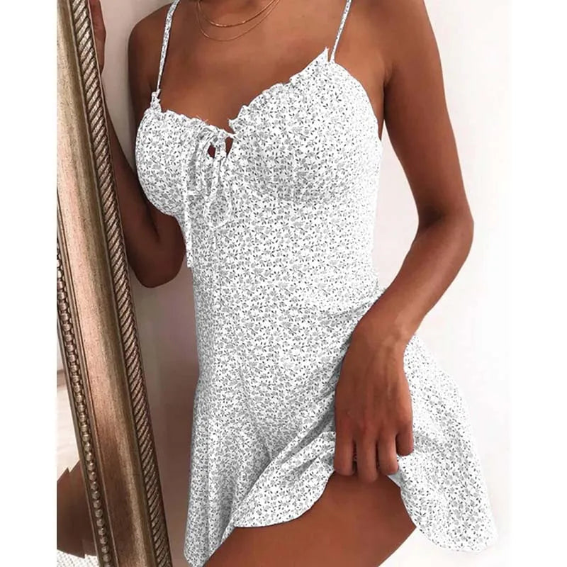 Floral Print A-Line Mini Dress: Your Go-To Summer Look