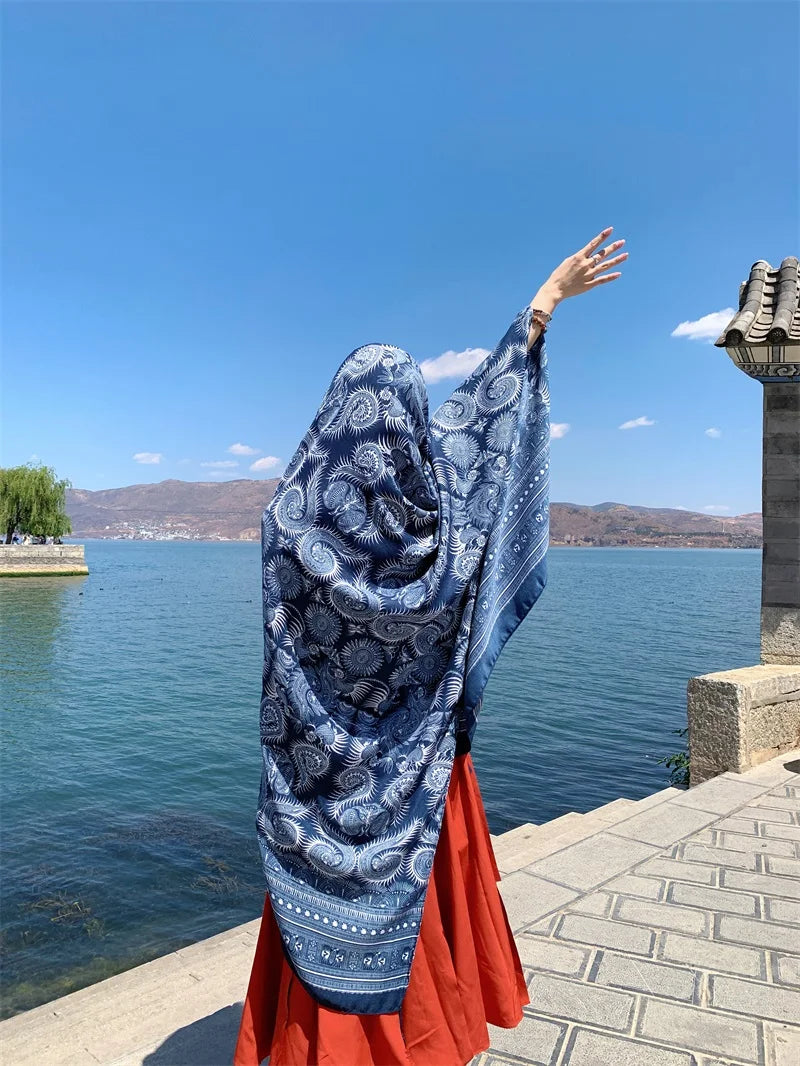 Fashion 90x180cm Twill Cotton Pareo: Your Versatile Beach Essential
