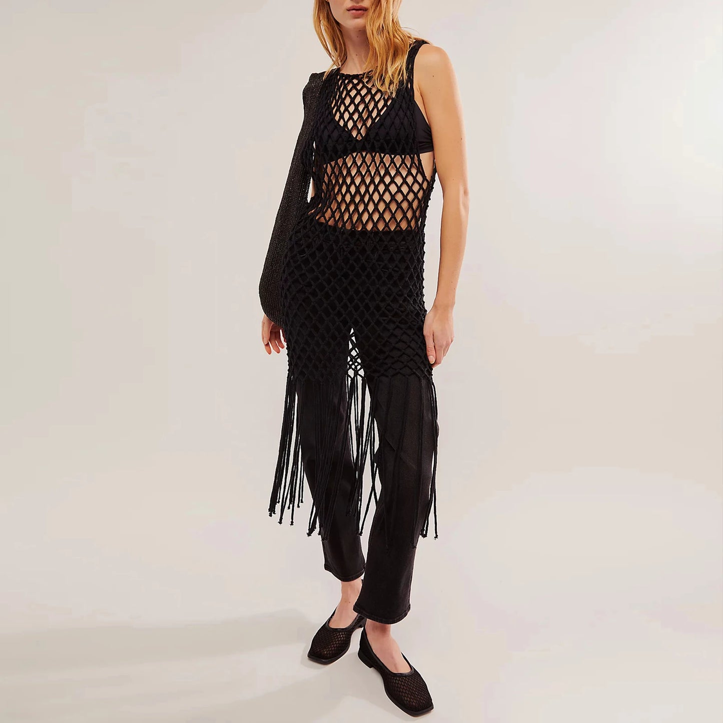 Crochet Tunic Bikini Cover-Up: Effortless Beach Style