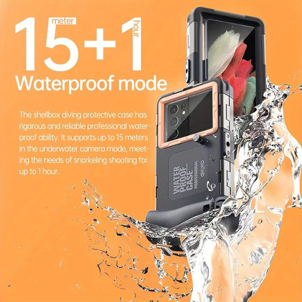 Luxury Dive Case: Capture stunning underwater photos at 50ft.