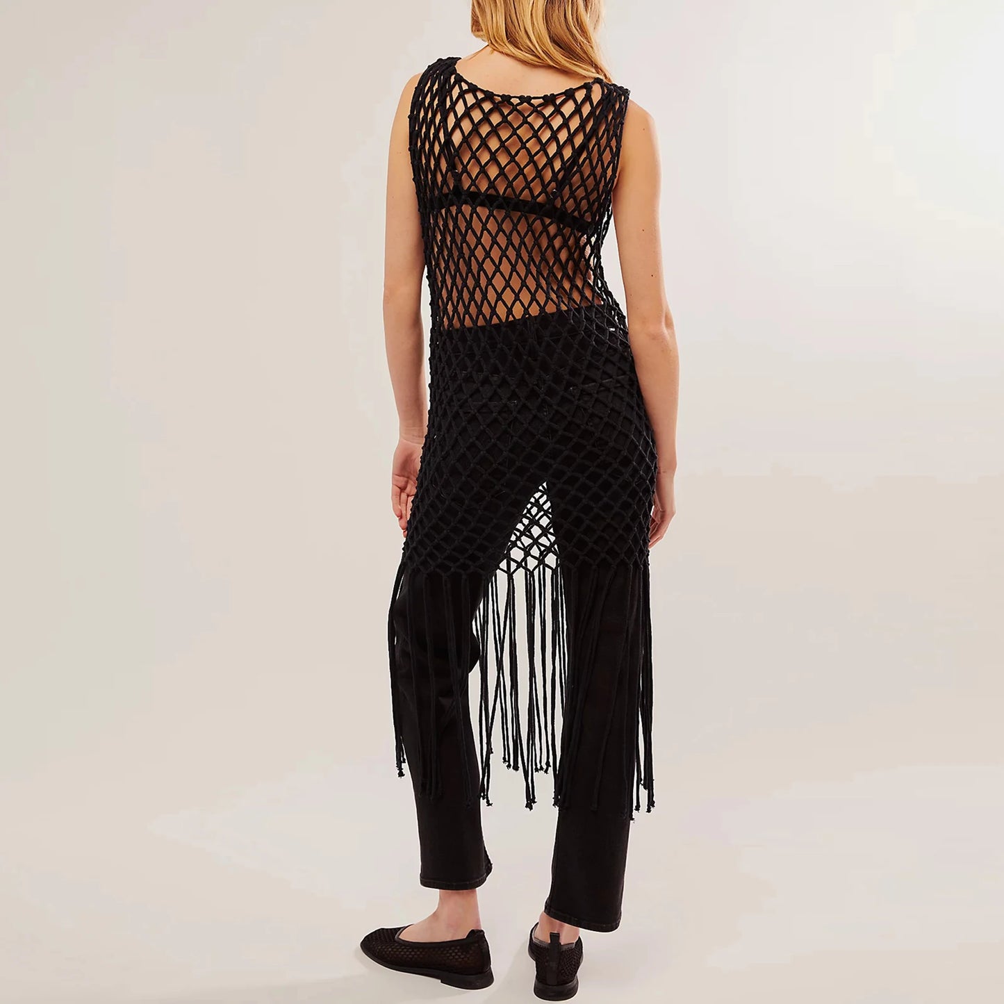 Crochet Tunic Bikini Cover-Up: Effortless Beach Style