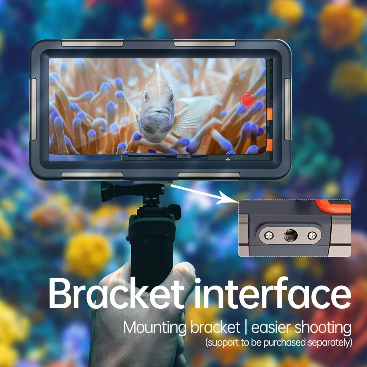 Luxury Dive Case: Capture stunning underwater photos at 50ft.