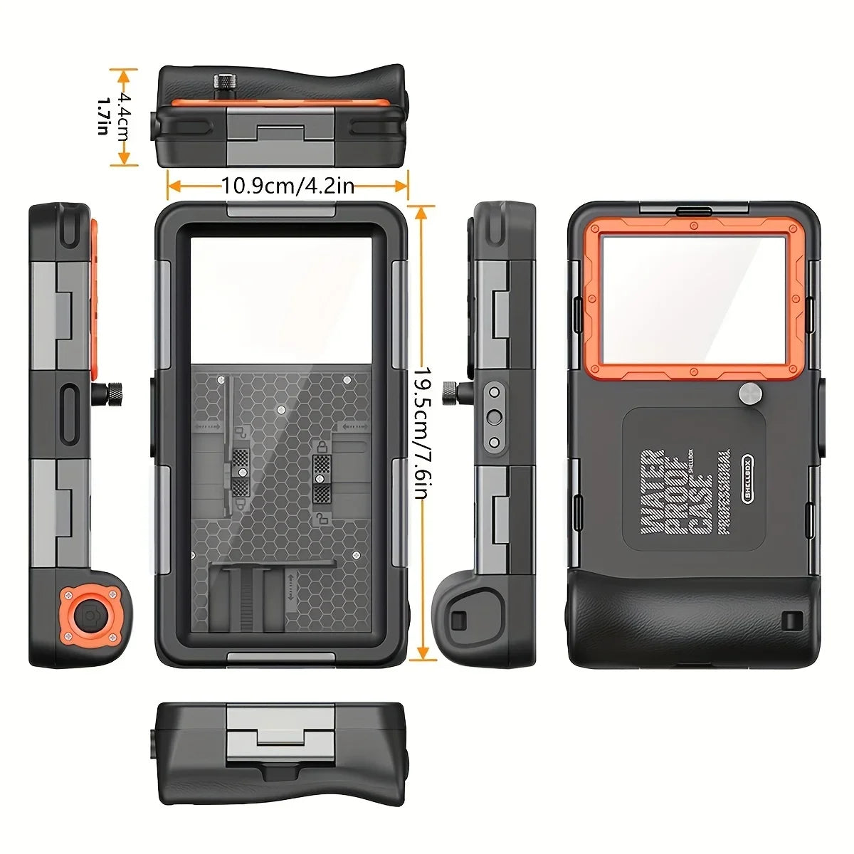 Luxury Dive Case: Capture stunning underwater photos at 50ft.