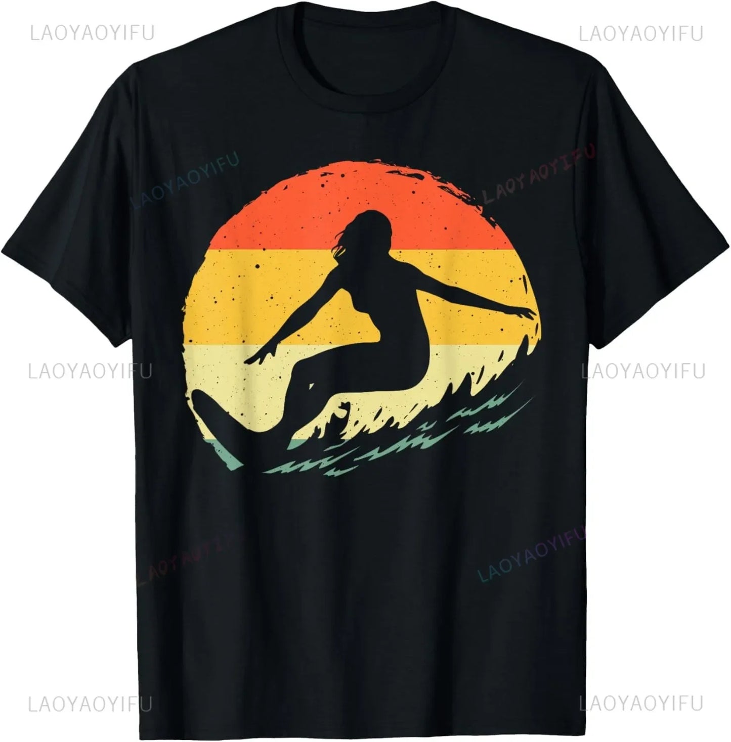 Drop Zone Men's Vintage Surfer Graphic Tee