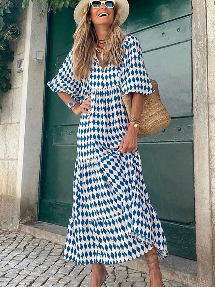 Fashion Print Boho Dress - Your New Summer Essential!