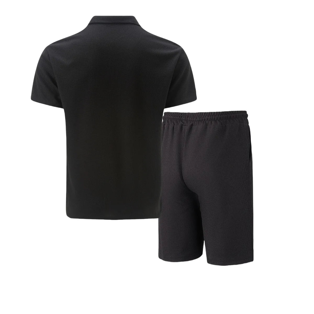 2025 Men's Waffle Zip-Up Summer Suit