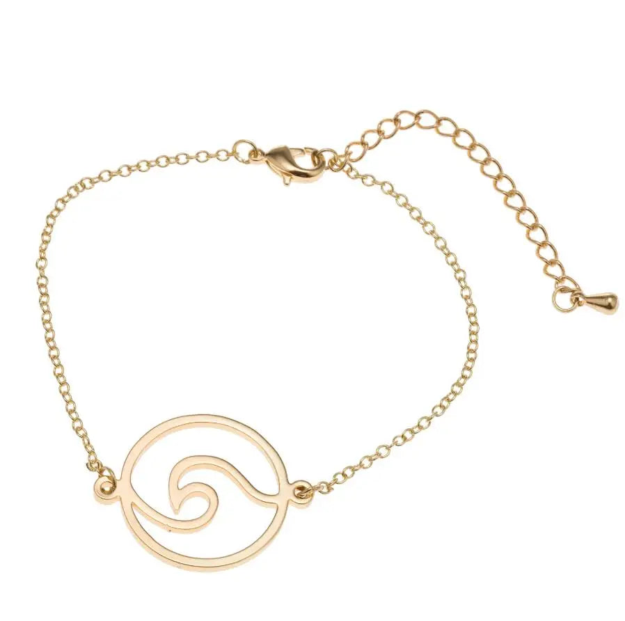 🌊 Ride the Style Wave: Simple Ocean Wave Pendant Necklace! 🌊