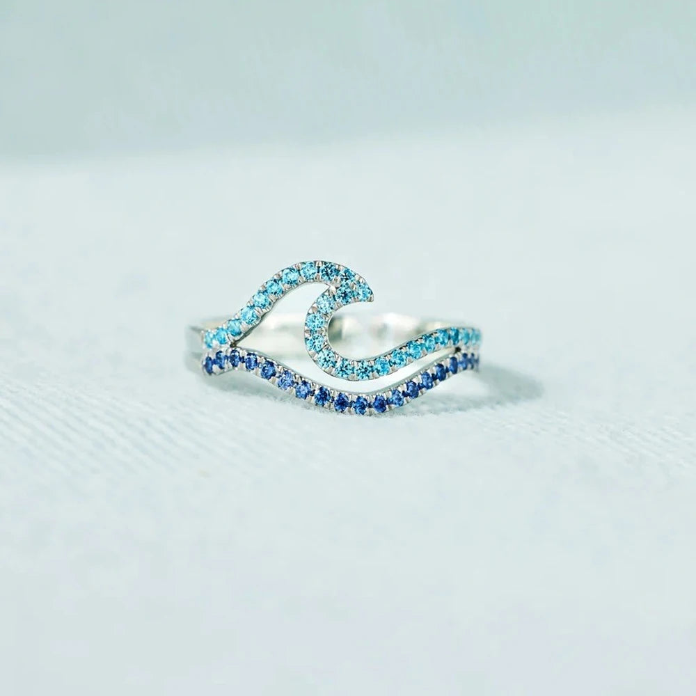 Double Wave Ring
