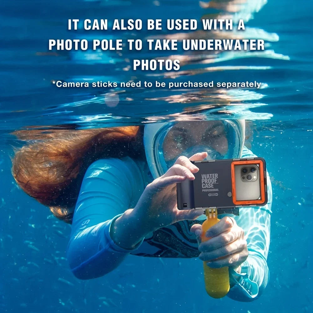 Luxury Dive Case: Capture stunning underwater photos at 50ft.