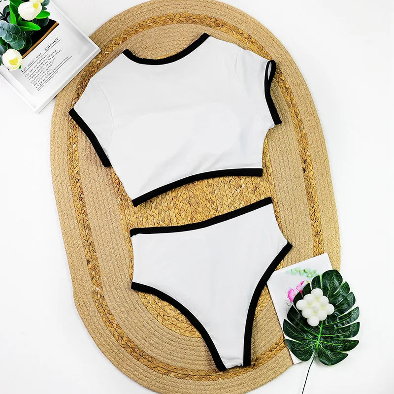 2025 Sexy Push-Up Micro Bikini Set - High-Waist Brazilian Cut