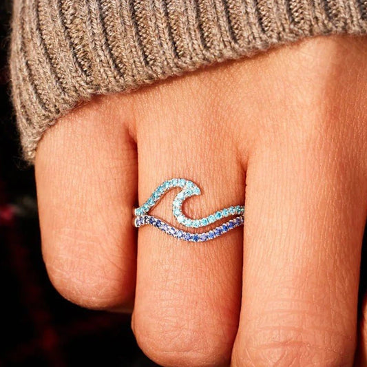 Double Wave Ring